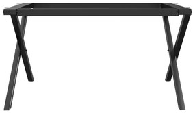 vidaXL Πόδια Τραπεζιού Σαλονιού σε Σχήμα «Χ» 70x60x43 εκ. Χυτοσίδηρος