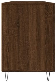 vidaXL Γραφείο Καφέ Δρυς 140 x 50 x 75 εκ. από Επεξεργασμένο Ξύλο