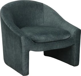 Πολυθρόνα Berza ανθρακί ύφασμα 76x76x71εκ 76x76x71 εκ.