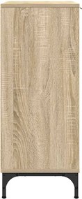 vidaXL Πλαϊνό γραφείο με συρτάρι Δρύς Sonoma 89,5 x 33 x 82 εκ.