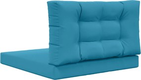 vidaXL Μαξιλάρι Καναπέ Εξωτερικού Χώρου 2 pcs Βασιλικό Μπλε