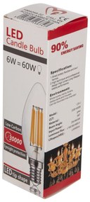 Λαμπτήρας Led Filament 4W E14 3000K Χρυσό Dimmable