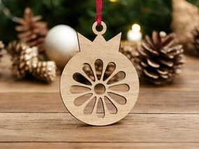 Σετ των 3 Intra απο ξύλο plywood 3mm-4mm πάχος – Διακοσμητικό λουλουδάτο μπιχλιμπίδι 35x40 cm INTRAVECTRY-MY545344