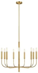 Πολυέλαιος Κρεμαστό Φωτιστικό 9xE14 Brianna Elstead Lighting FE-BRIANNA9-BB Ορείχαλκος