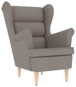 πολυθρόνα Taupe 74x84x100 cm Ύφασμα - Μπεζ-Γκρι