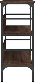 vidaXL Τραπέζι Κονσόλα Καφέ Δρυς 100x32x75 εκ. Επεξεργασμένο Ξύλο