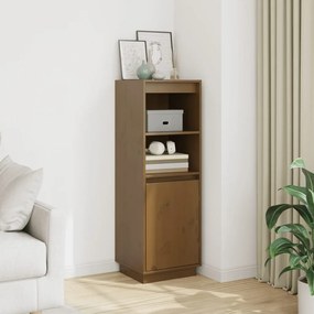 vidaXL Ντουλάπι Καφέ Μελί 37 x 34 x 110 εκ. από Μασίφ Ξύλο Πεύκου