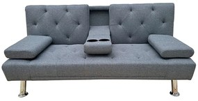 Καναπές - Κρεβάτι Rest 40.0157 168x88cm Grey