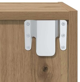 vidaXL Ντουλάπι TV 2 pcs Καφέ 37 x 37 x 142.5 εκ Επεξεργασμένο ξύλο