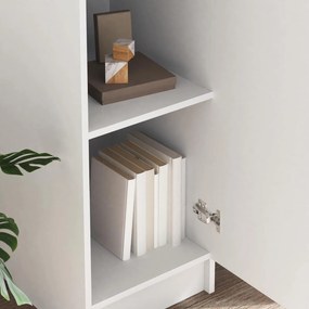 vidaXL Highboard Λευκό 35 x 39 x 168 εκ.