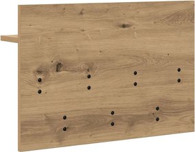 vidaXL Τοίχου Κρεμάστρα Artisan Oak 60 x 40 x 12 cm