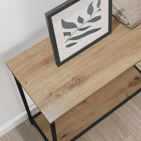 vidaXL Τραπέζι κονσόλας artisan δρυς 75 x 30.5 x 75 εκ