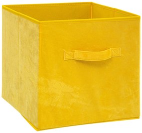 Κουτί Αποθήκευσης (31x31x31) F-V Velvet Storage Yellow 160455D