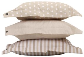 Βρεφικό Σεντόνι Baby Mix &amp; Match 53 Beige - Cream Anna Riska Crib 80x100cm Χωρίς Λάστιχο 100% Βαμβάκι