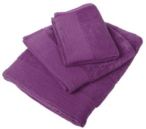 Πετσέτα Πενιέ Dark Purple DimCol Face 50x100cm 100% Cotton