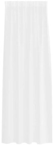 vidaXL Κουρτίνες με κουρτίνες 2 pcs Λευκό 140x175cm Πολυεστέρας
