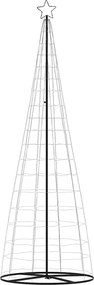 vidaXL Χριστουγεννιάτικο δέντρο LED 550 LED μπλε 300 εκ.