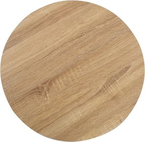 vidaXL Τραπέζι Bistro Ανοιχτό Καφέ 60 εκ. από MDF