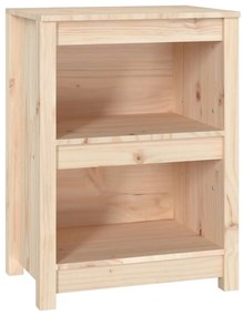 vidaXL Βιβλιοθήκη 50 x 35 x 68 εκ. από Μασίφ Ξύλο Πεύκου