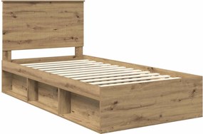 vidaXL Σκελετός Κρεβατιού Artisan Δρυς 100 x 200 cm