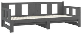 ΚΑΝΑΠΕΣ ΚΡΕΒΑΤΙ ΣΥΡΟΜΕΝΟΣ ΓΚΡΙ 2X(90X190) ΕΚ. ΜΑΣΙΦ ΞΥΛΟ ΠΕΥΚΟΥ 820294