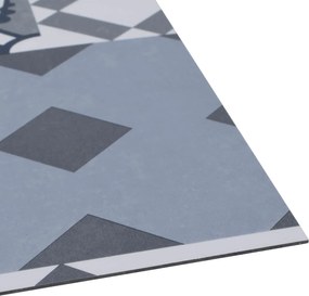 vidaXL Πλάκες Δαπέδου 55 pcs Πολύχρωμο 5,11 m² PVC