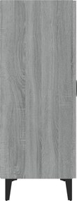 vidaXL Ντουλάπι Γκρι Sonoma 70 x 34 x 90 εκ. από Επεξεργασμένο Ξύλο