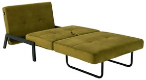 Πολυθρόνα - Κρεβάτι CONSTANCE C3078.13 Βελούδο Λαδί 95x92x66Υ εκ. 95x92x66 εκ.