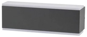 Απλίκα LED Εξωτερικού Χώρου Eurolamp Nikita 145-82095 Dark Grey