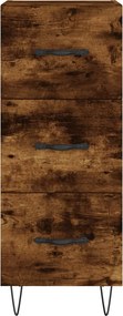 vidaXL Ντουλάπι Καπνιστή Δρυς 34,5 x 34 x 90 εκ. Επεξεργασμένο Ξύλο