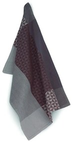 Πετσέτα Κουζίνας Henrik Dreieck Q 12293 70x50cm Grey-Bordeaux Kela 100% Βαμβάκι