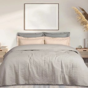 Κουβερλί Υπέρδιπλο (220x240) Das Home Happy 9625 Σπαγγί