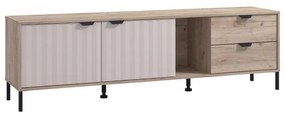 TV Stand Vandea 4K2F2V Grey Oak - Cashmere 183x40x54 cm 183x40x54 εκ.