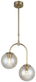 Φωτιστικό Οροφής Portemo 341LCA1225 37x105cm 2xE27 40W Gold Opviq
