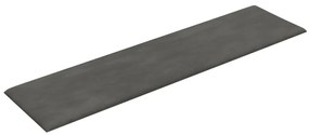 vidaXL Πάνελ Τοίχου 12 τεμ. Σκούρο Γκρι 60x15 εκ. 1,08 μ² Βελούδο