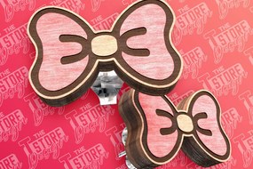 Σετ των 3 Intra απο ξύλο plywood 3mm-4mm πάχος Φιόγκοι καρφωτά σκουλαρίκια Σχέδιο κοπής με λέιζερ Δίασταση 3x3 cm INTRAFABR-83536313