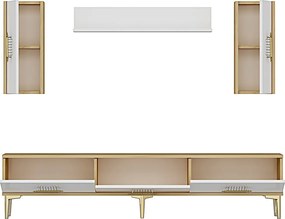 Stewehome Σετ μονάδας τηλεόρασης με ράφι 180x30x41 cm