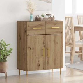 vidaXL Πλαϊνό γραφείο Artisan Oak 69,5 x 34 x 90 εκ.