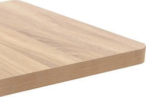 vidaXL Τραπέζι Bistro Ανοιχτό Καφέ 60 x 60 εκ. από MDF