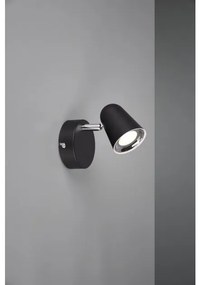 Σποτ Φωτιστικό Οροφής Τοίχου LED 3,5W Κινητό Toulouse Trio Lighting-R82121132-Μαύρο R82121132
