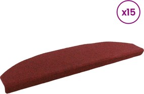 vidaXL Αυτοκόλλητα Ματ Σκαλοπατιών 15 τμχ. 80 x 25 x 3 cm