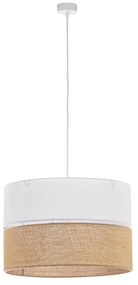 Φωτιστικό Οροφής Linobianco 6573 3xΕ27 15W Φ50cm 115cm Natural-White TK Lighting