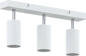 vidaXL Σποτ οροφής με προβολείς Λευκό 38 x 6 x 16 εκ Μέταλλο
