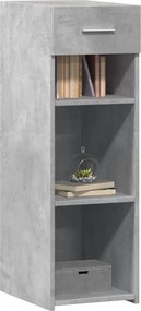 vidaXL Ντουλάπι Γκρι Σκυροδέματος 30x42,5x93 εκ. Επεξεργασμένο Ξύλο