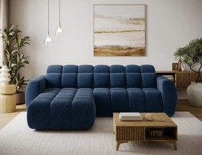 Γωνιακός καναπές Comfora-Μπλε-Αριστερή