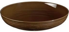 Σαλατιέρα Terra Earth 001.765009K2 28x28x5,4cm Brown Espiel Large Porcelain