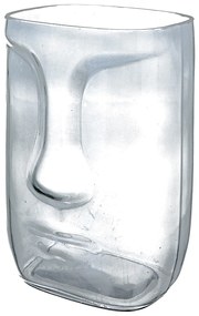 Βάζο ArteLibre Πρόσωπο Διάφανο Γυαλί 11x13x20cm