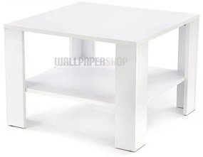 Andros Τραπεζάκι Σαλονιού Λευκό 70x70x53