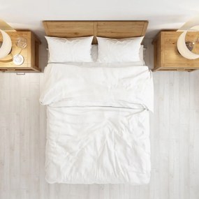 Παπλωματοθήκη Ξενοδοχείου 151-7 80% Βαμβάκι 20% Polyester Percalle 144TC White Single 160x240cm Cotton-Polyester