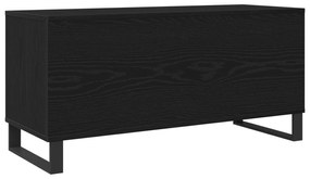 vidaXL Ντουλάπα Δίσκων Μαύρη Δρυς 100x38x48 εκ. Επεξεργασμένο Ξύλο